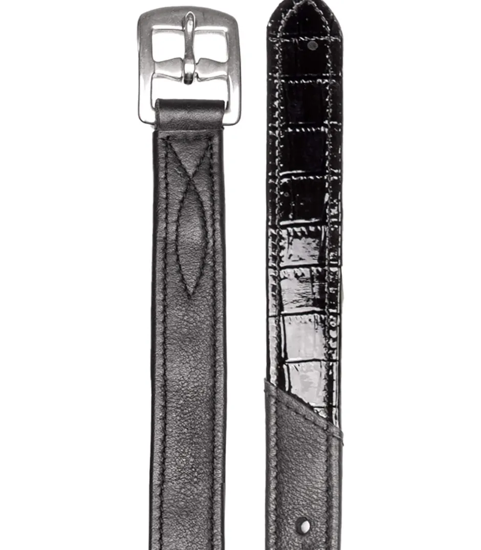 WALDHAUSEN X-Line Steigbügelriemen Kroko