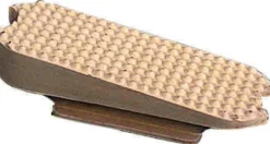 Weiße Gummieinlagen für „Fillis” - Steigbügel, schräg, Breite 12 cm , weiß