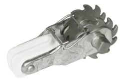 Zahnrad-Drahtspanner mit integriertem Isolator